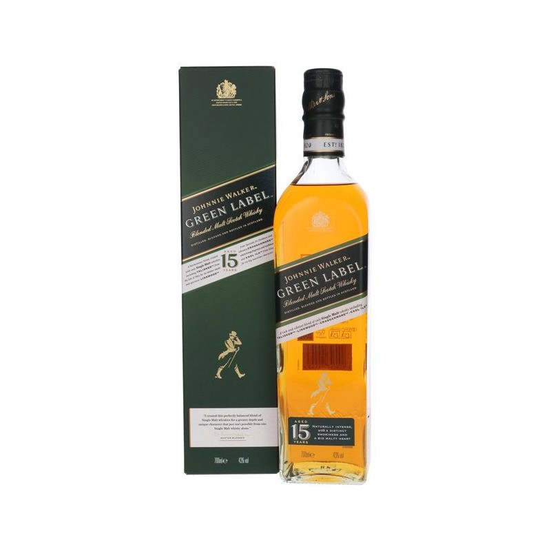 Johnnie Walker - Green Label - 15 ans - Blended Malt Scotch Whisky - 4