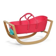 Berceau 3 en 1 - BABY BORN - Effet bois - Couffin / Bascule / Fixe - T