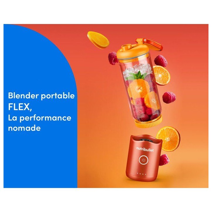 Blender portable - NUTRIBULLET - Flex - NBP013OR - Orange Blender portable - NUTRIBULLET - Flex - NBP013OR - Orange