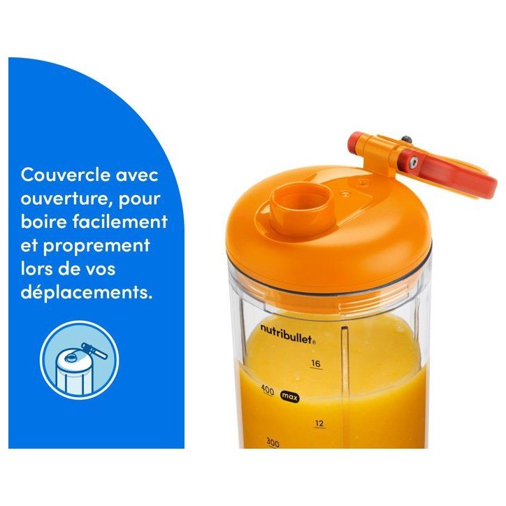Blender portable - NUTRIBULLET - Flex - NBP013OR - Orange Blender portable - NUTRIBULLET - Flex - NBP013OR - Orange