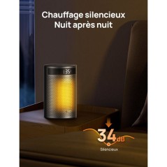 Chauffage d'appoint - Hyper-céramique - 1500 W - Dreo - Atom 416 - Co