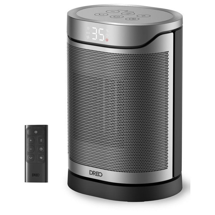 Chauffage d'appoint - Hyper-céramique - 1500 W - Dreo - Heater 318 - Colonne - Noir Chauffage d'appoint - Hyper-céramique - 1500 W - Dreo - Heater 318 - Colonne - Noir