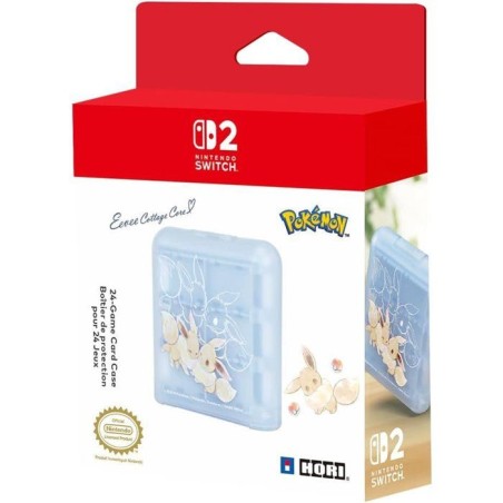 Boîtier de rangement 24 jeux - Nintendo Switch 2 - Hori - Motif Pokémon Évoli