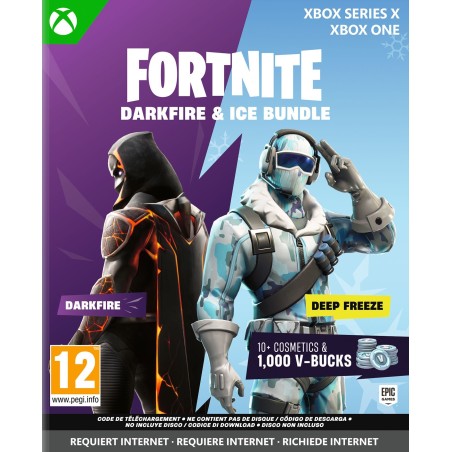 FORTNITE Darkfire & Ice Bundle - Jeu Xbox Series X | Xbox One - Code i