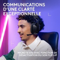 Casque gamer - Sans fil - Logitech G - G321 Lightspeed - Noir