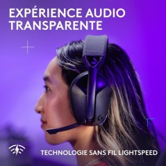 Casque gamer - Sans fil - Logitech G - G321 Lightspeed - Noir