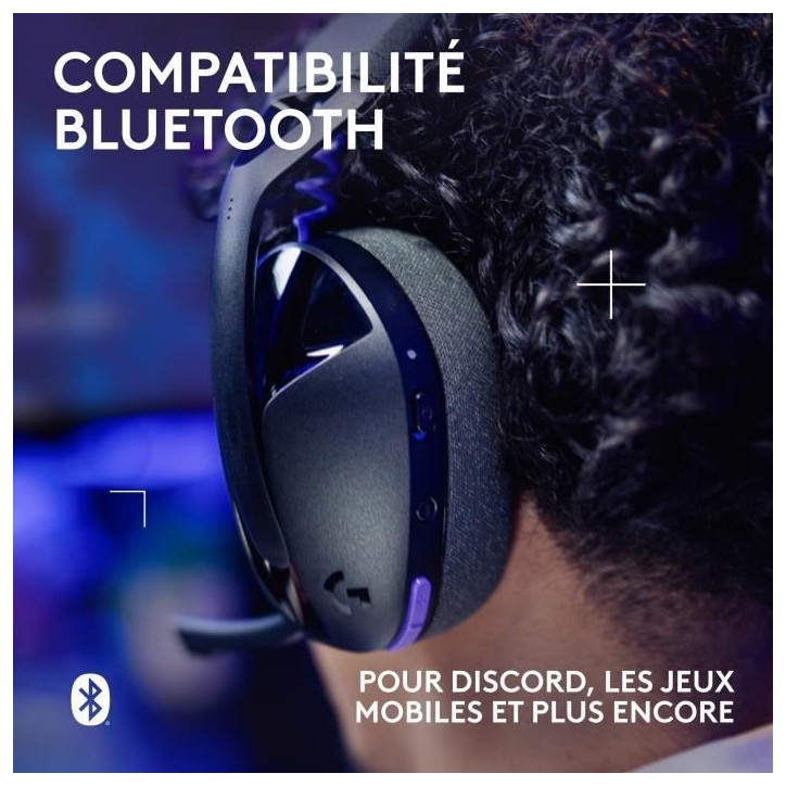 Casque gamer - Sans fil - Logitech G - G321 Lightspeed - Noir Casque gamer - Sans fil - Logitech G - G321 Lightspeed - Noir