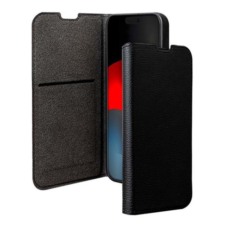 Etui a rabat - IPhone 17 Pro Max - 65% GRS - Noir