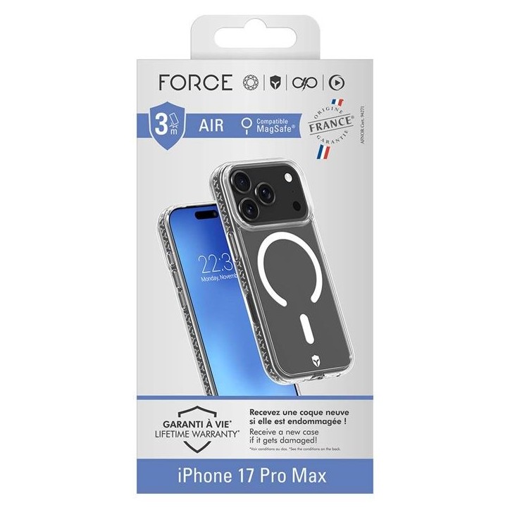 Coque FC Air MagSafe - Iphone 17 Pro Max - Transparent Coque FC Air MagSafe - Iphone 17 Pro Max - Transparent