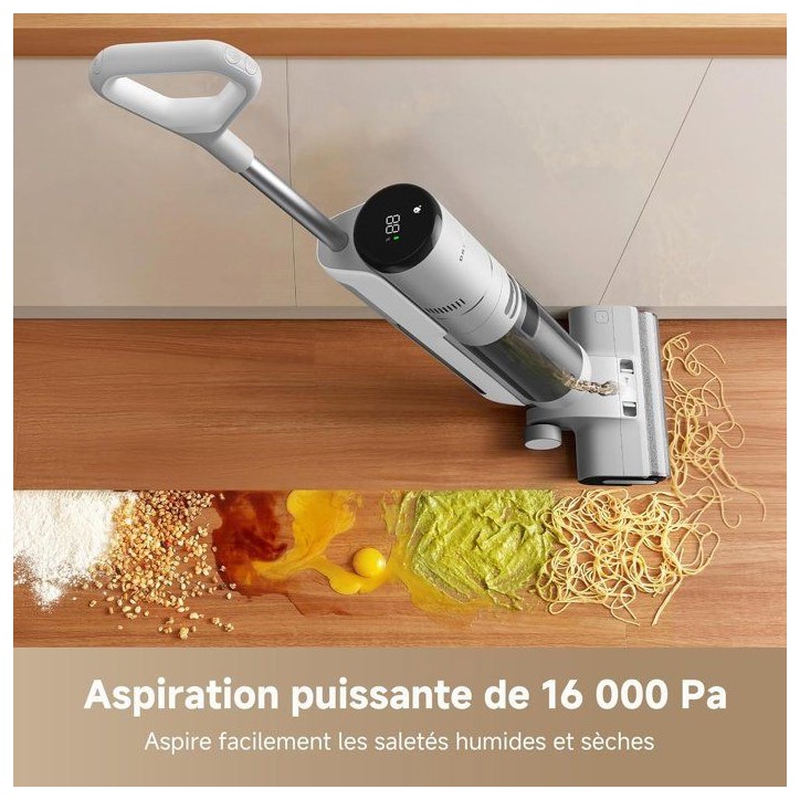 DREAME G10 Pro - Aspirateur Balai Laveur - 16000Pa - Nettoyage Automatique a Double Rotation - Grand Affichage LED DREAME G10 Pro - Aspirateur Balai Laveur - 16000Pa - Nettoyage Automatique a Double Rotation - Grand Affichage LED
