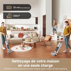 DREAME G10 Pro - Aspirateur Balai Laveur - 16000Pa - Nettoyage Automat