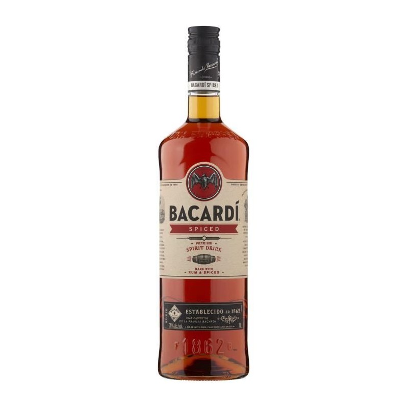 Bacardi Spiced - Rhum ambré - 35,0% Vol. - 70cl Bacardi Spiced - Rhum ambré - 35,0% Vol. - 70cl