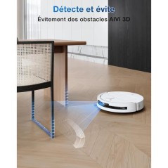 ECOVACS T50 OMNI White Gen2 - Aspirateur Robot avec Station - 21000Pa