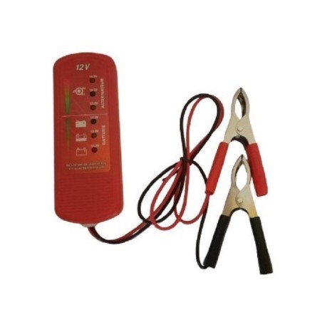 Testeur de batterie et d'alternateur - HTC EQUIPEMENT - 12V - 6 led in