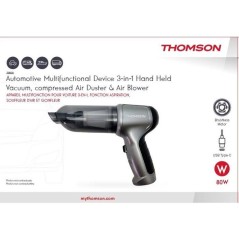 Aspirateur voiture - THOMSON - 3 en 1 - 80 W - 12000 pa - Autonomie 18