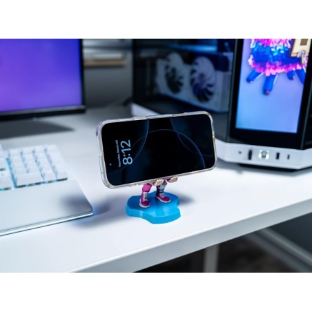Figurine Fortnite Cuddle Team Leader - EXQUISITE GAMING - Cable Guys - Support écouteurs, smartphone ou petit accessoire - 11 c