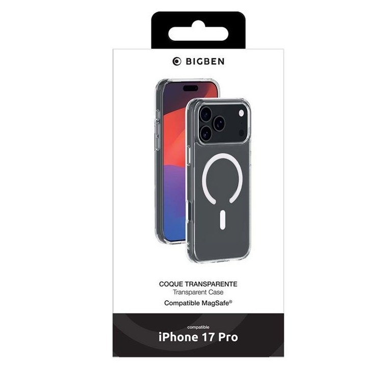 Coque MagSafe - IPhone17 Pro - Hybride - Transparente Coque MagSafe - IPhone17 Pro - Hybride - Transparente