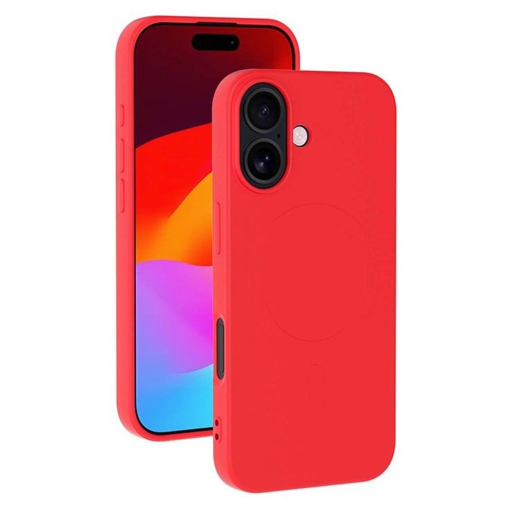 Coque MagSafe - IPhone17 - Silicone - Rouge Coque MagSafe - IPhone17 - Silicone - Rouge