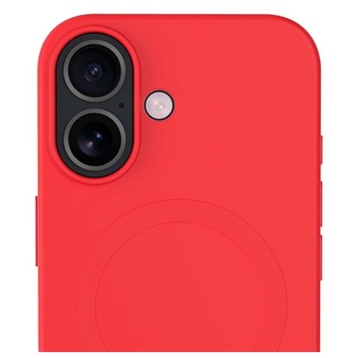 Coque MagSafe - IPhone17 - Silicone - Rouge Coque MagSafe - IPhone17 - Silicone - Rouge