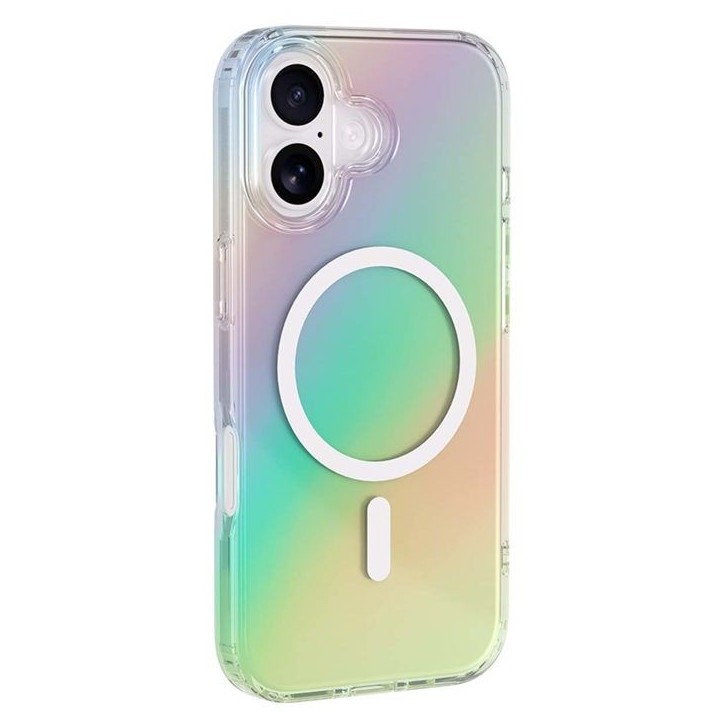 Coque MagSafe - IPhone17 - Semi-transparente - Irisée Coque MagSafe - IPhone17 - Semi-transparente - Irisée