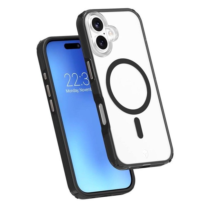 Coque FC Air Xtrem Frost MagSafe - IPhone17 - Noir Coque FC Air Xtrem Frost MagSafe - IPhone17 - Noir