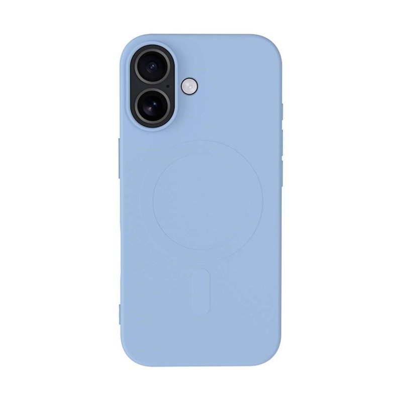 Coque MagSafe - IPhone17 - Silicone - Bleu ciel