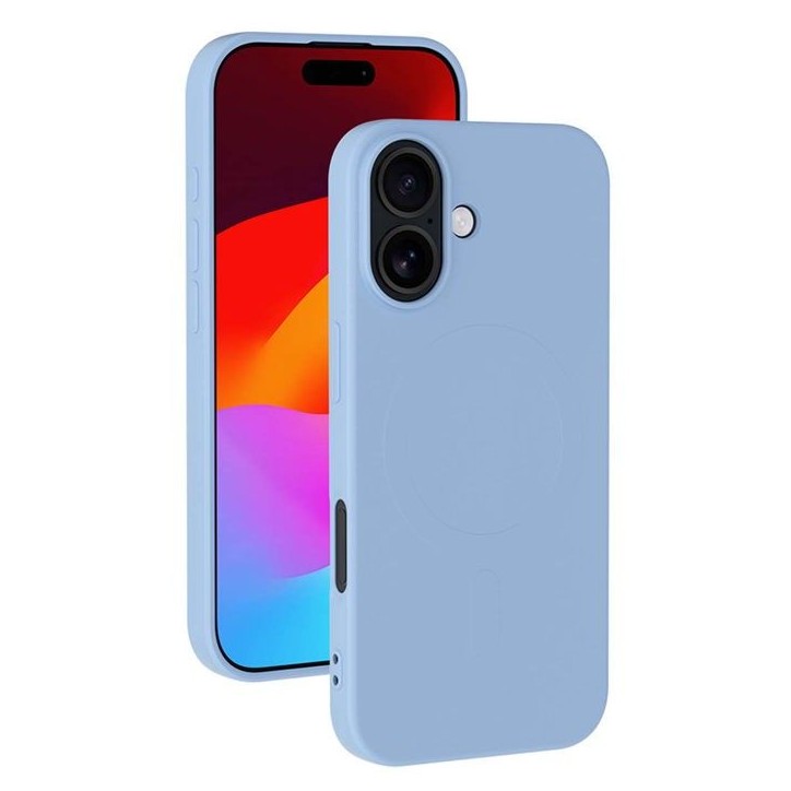 Coque MagSafe - IPhone17 - Silicone - Bleu ciel Coque MagSafe - IPhone17 - Silicone - Bleu ciel