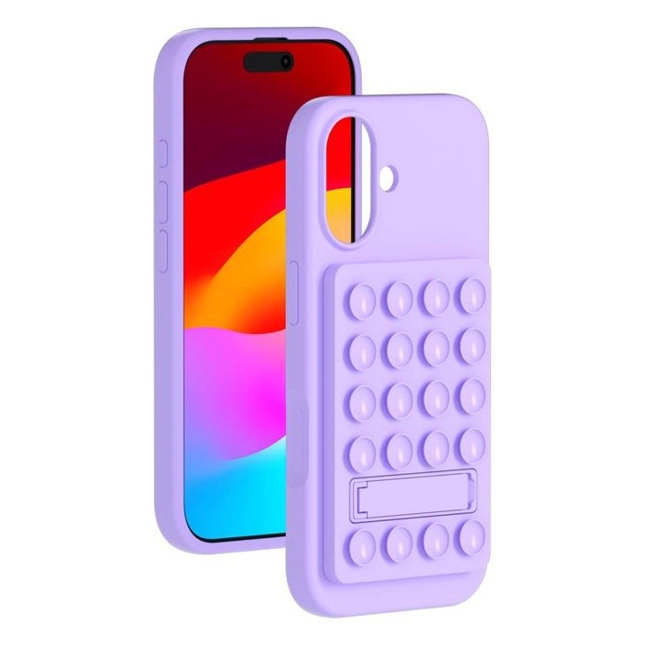 Coque MagSafe - IPhone17 - Support ventouse - Violet Coque MagSafe - IPhone17 - Support ventouse - Violet