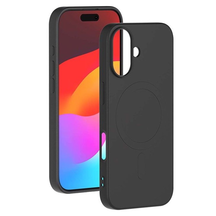 Coque MagSafe - IPhone17 - Silicone - Noir Coque MagSafe - IPhone17 - Silicone - Noir