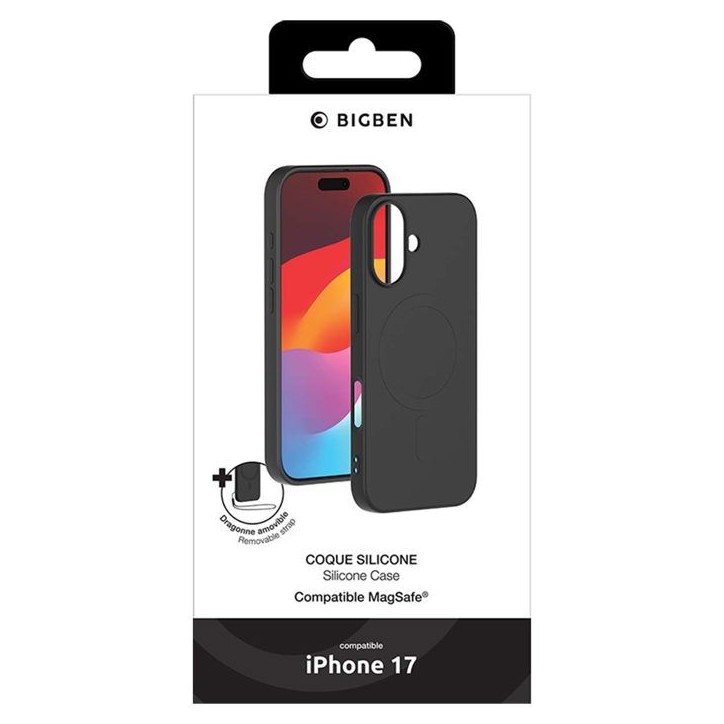 Coque MagSafe - IPhone17 - Silicone - Noir Coque MagSafe - IPhone17 - Silicone - Noir