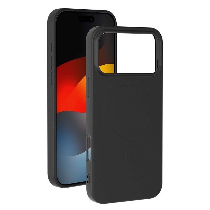 Coque MagSafe - IPhone17 Pro Max - Silicone - Noir Coque MagSafe - IPhone17 Pro Max - Silicone - Noir