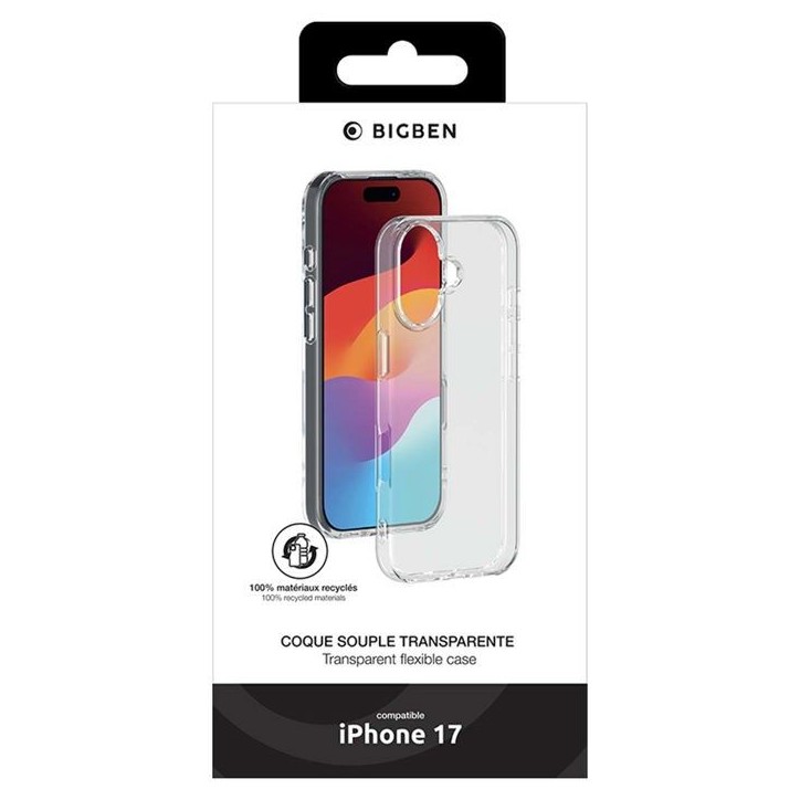 Coque Silisoft - IPhone17 - Transparente