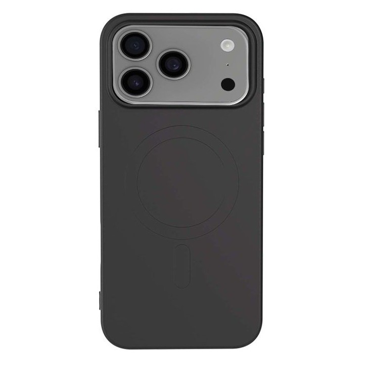 Coque MagSafe - IPhone17 Pro - Silicone - Noir Coque MagSafe - IPhone17 Pro - Silicone - Noir