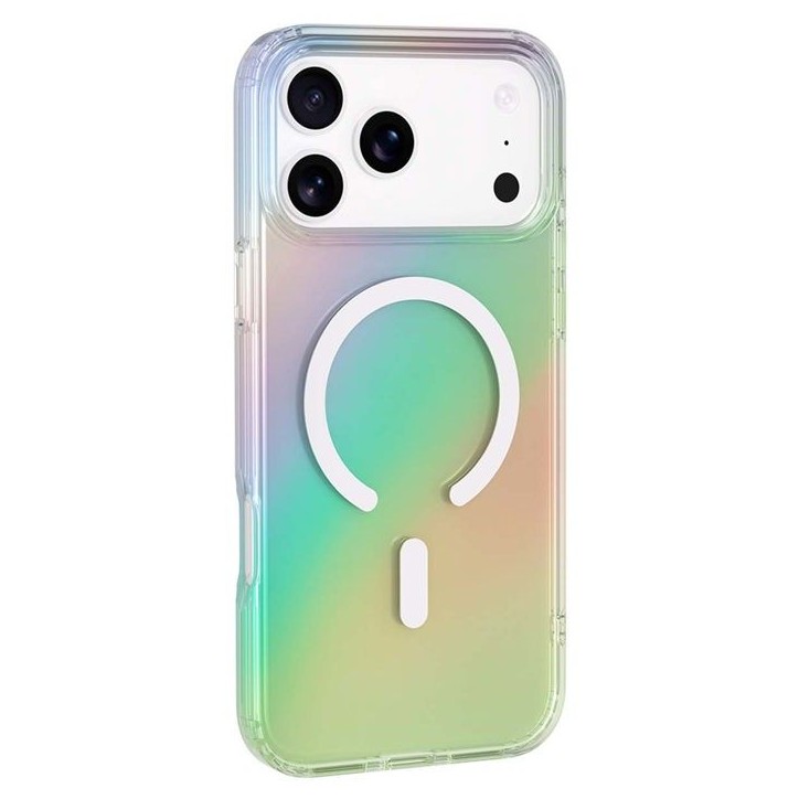 Coque MagSafe - IPhone17 Pro Max - Semi-transparente - Irisée Coque MagSafe - IPhone17 Pro Max - Semi-transparente - Irisée
