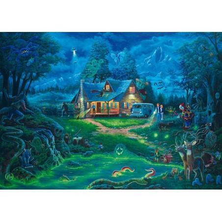 Puzzle - SCHMIDT SPIELE - La maison hantée - 1000 pieces - Des 12 ans