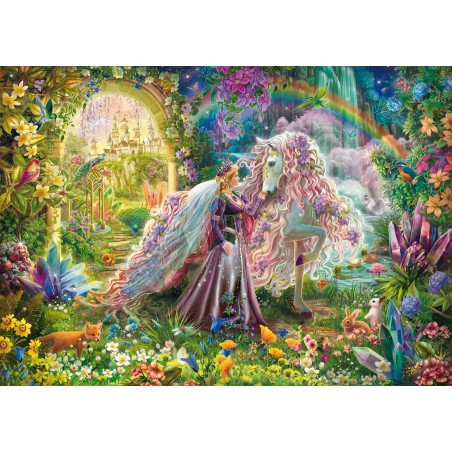 Puzzle - SCHMIDT SPIELE - Voyage de reve avec une licorne - 500 pieces - Des 12 ans
