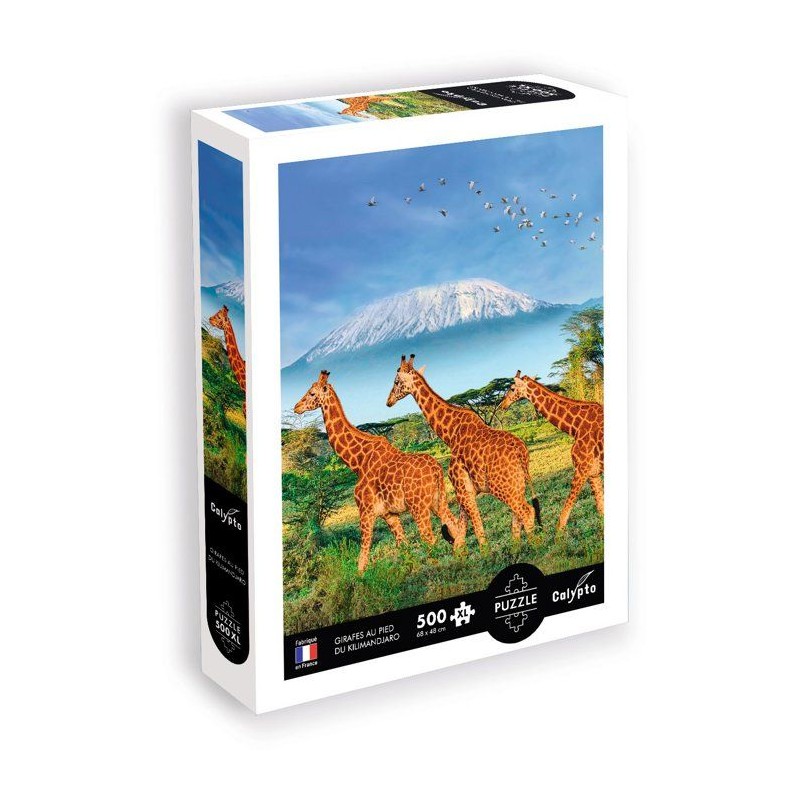 Puzzle - SENTOSPHERE - Calypto - 500 pieces XL - Girafes - Des 8 ans