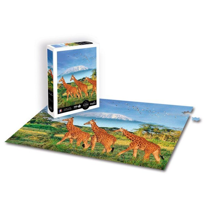 Puzzle - SENTOSPHERE - Calypto - 500 pieces XL - Girafes - Des 8 ans Puzzle - SENTOSPHERE - Calypto - 500 pieces XL - Girafes - Des 8 ans