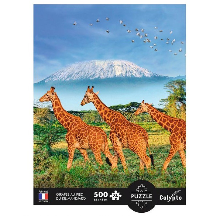 Puzzle - SENTOSPHERE - Calypto - 500 pieces XL - Girafes - Des 8 ans Puzzle - SENTOSPHERE - Calypto - 500 pieces XL - Girafes - Des 8 ans
