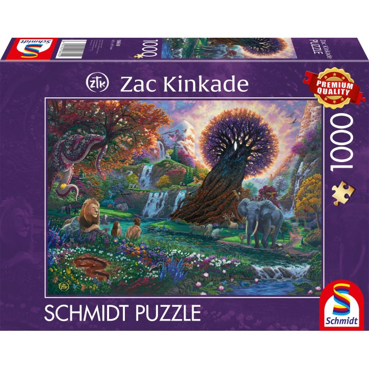 Puzzle - SCHMIDT SPIELE - Le jardin d'Eden - 1000 pieces - Des 12 ans Puzzle - SCHMIDT SPIELE - Le jardin d'Eden - 1000 pieces - Des 12 ans