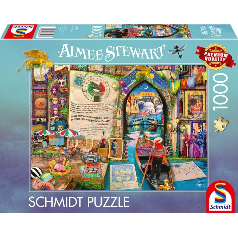 Puzzle - SCHMIDT SPIELE - Souvenirs de Venise - 1000 pieces - Des 12 a