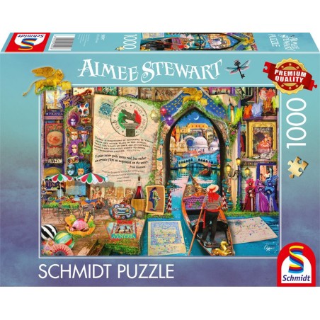 Puzzle - SCHMIDT SPIELE - Souvenirs de Venise - 1000 pieces - Des 12 a