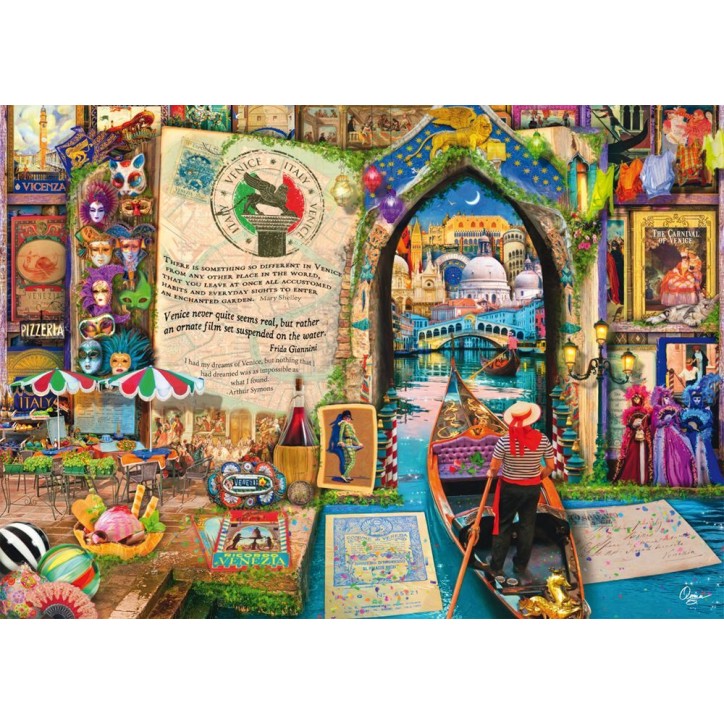 Puzzle - SCHMIDT SPIELE - Souvenirs de Venise - 1000 pieces - Des 12 ans Puzzle - SCHMIDT SPIELE - Souvenirs de Venise - 1000 pieces - Des 12 ans