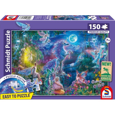 Puzzle - SCHMIDT SPIELE - Le conte de fées de la licorne - 150 pieces