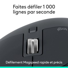 Souris - Sans fil - Logitech - MX Master 3S - Edition Bluetoth - Graph
