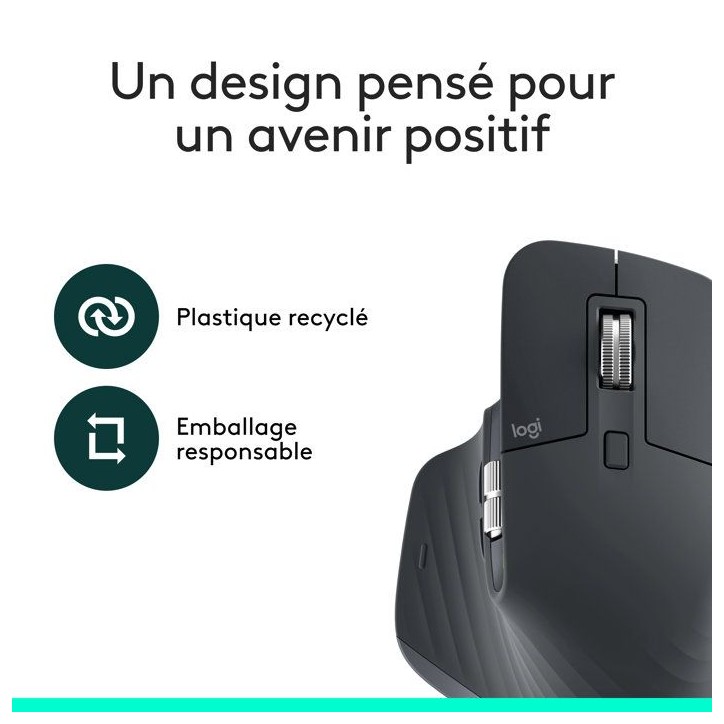 Souris - Sans fil - Logitech - MX Master 3S - Edition Bluetoth - Graphite