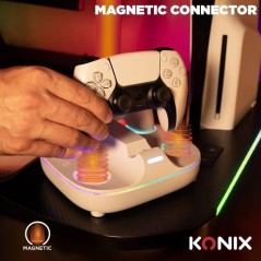 Station de rechargement pour 2 manettes DualSense - PS5 - Konix - Char