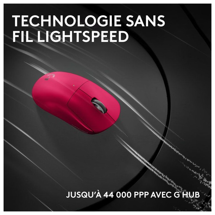 Souris - Sans fil - Logitech G - PRO X Superlight 2c - Rose Souris - Sans fil - Logitech G - PRO X Superlight 2c - Rose