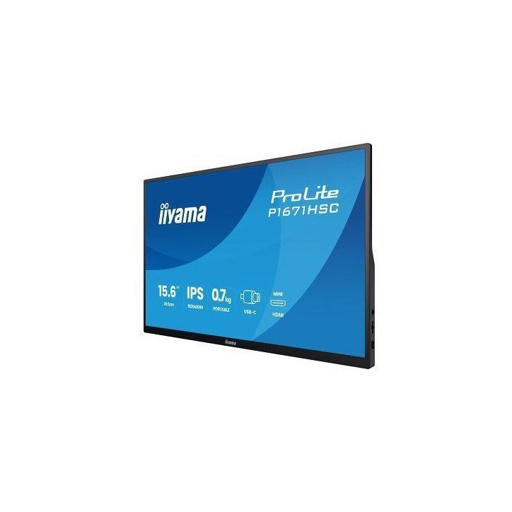 Ecran PC Portable - IIYAMA - 16 - Full HD - Dalle IPS - 8ms - Prolite P1671HSC-B1 Ecran PC Portable - IIYAMA - 16 - Full HD - Dalle IPS - 8ms - Prolite P1671HSC-B1