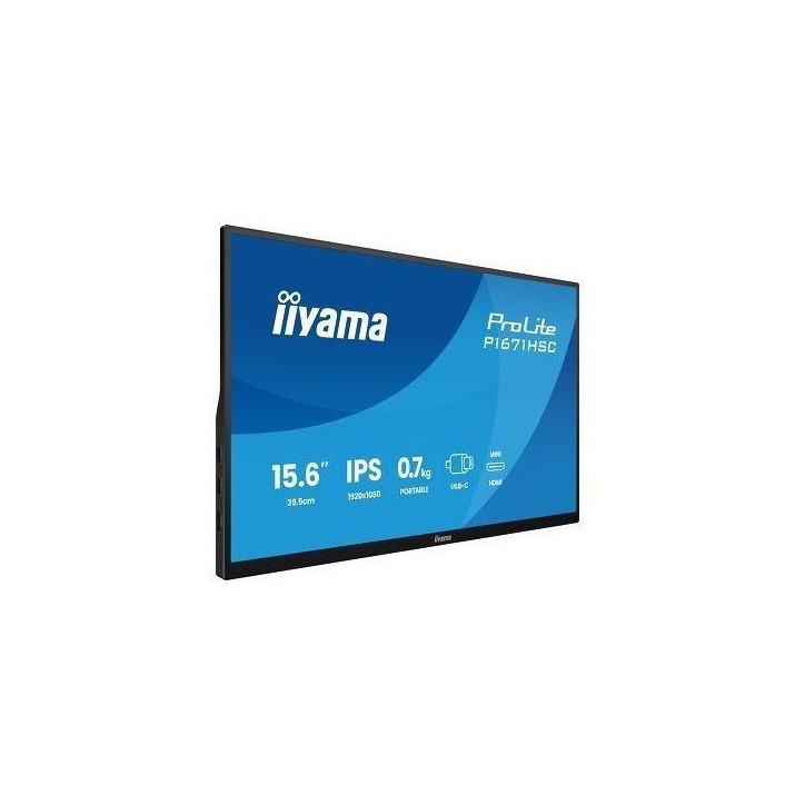 Ecran PC Portable - IIYAMA - 16 - Full HD - Dalle IPS - 8ms - Prolite P1671HSC-B1 Ecran PC Portable - IIYAMA - 16 - Full HD - Dalle IPS - 8ms - Prolite P1671HSC-B1